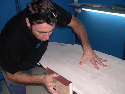 Bert Burger in Action Bert Burger Shaping